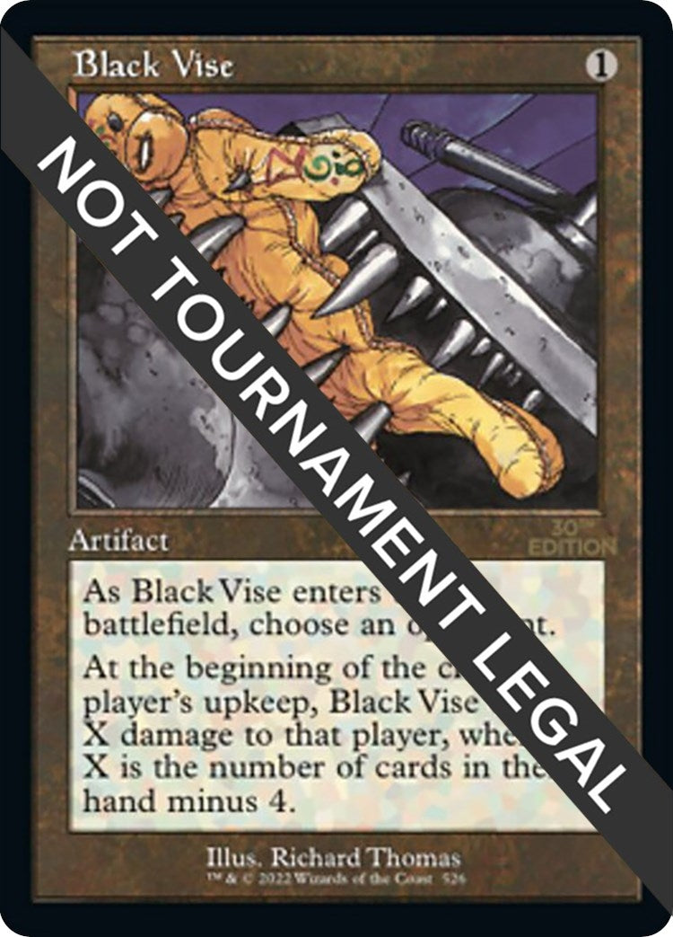 Image for Black Vise (Retro Frame) (526) [30th Anniversary Edition] - Magic: The Gathering