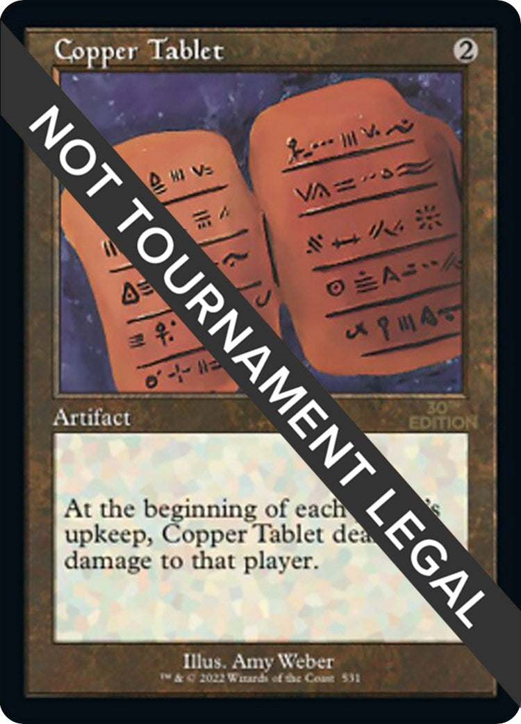 Image for Copper Tablet (Retro Frame) (531) [30th Anniversary Edition] - Magic: The Gathering