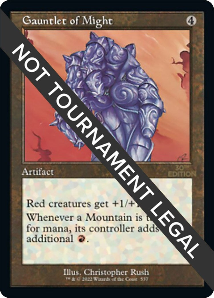 Image for Gauntlet of Might (Retro Frame) (537) [30th Anniversary Edition] - Magic: The Gathering