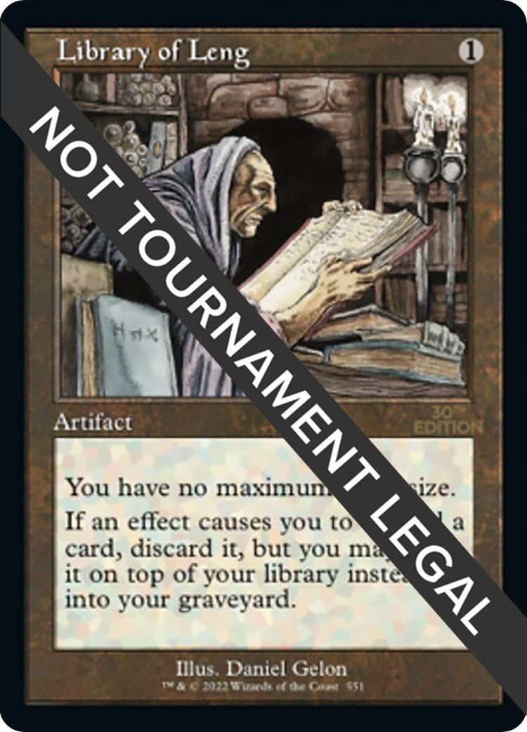 Image for Library of Leng (Retro Frame) (551) [30th Anniversary Edition] - Magic: The Gathering