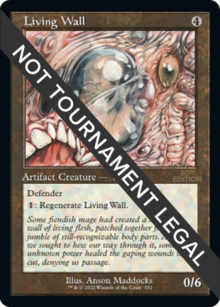 Image for Living Wall (Retro Frame) (552) [30th Anniversary Edition] - Magic: The Gathering