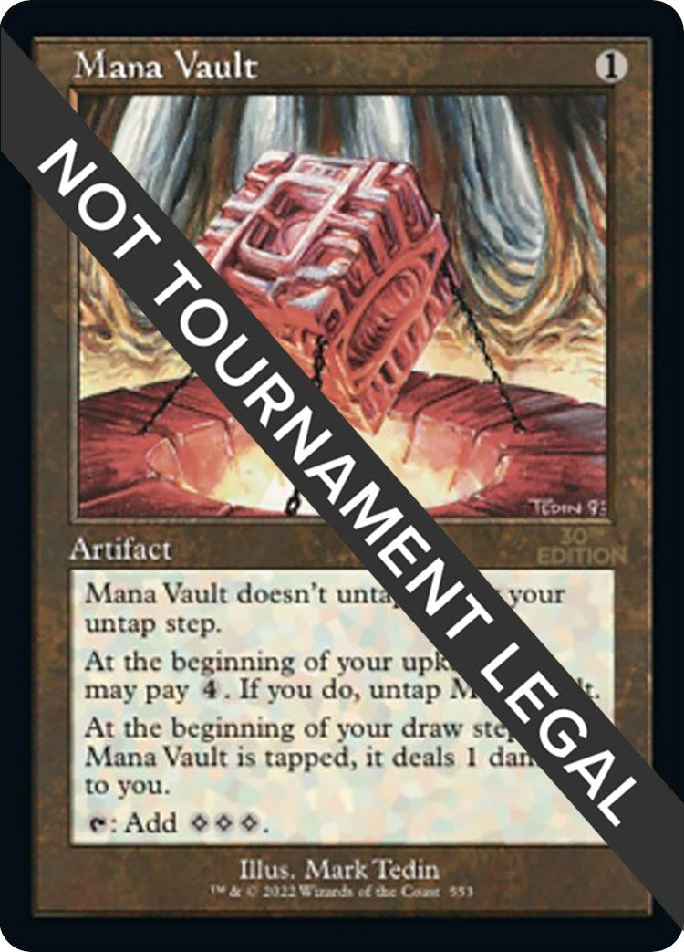 Image for Mana Vault (Retro Frame) (553) [30th Anniversary Edition] - Magic: The Gathering