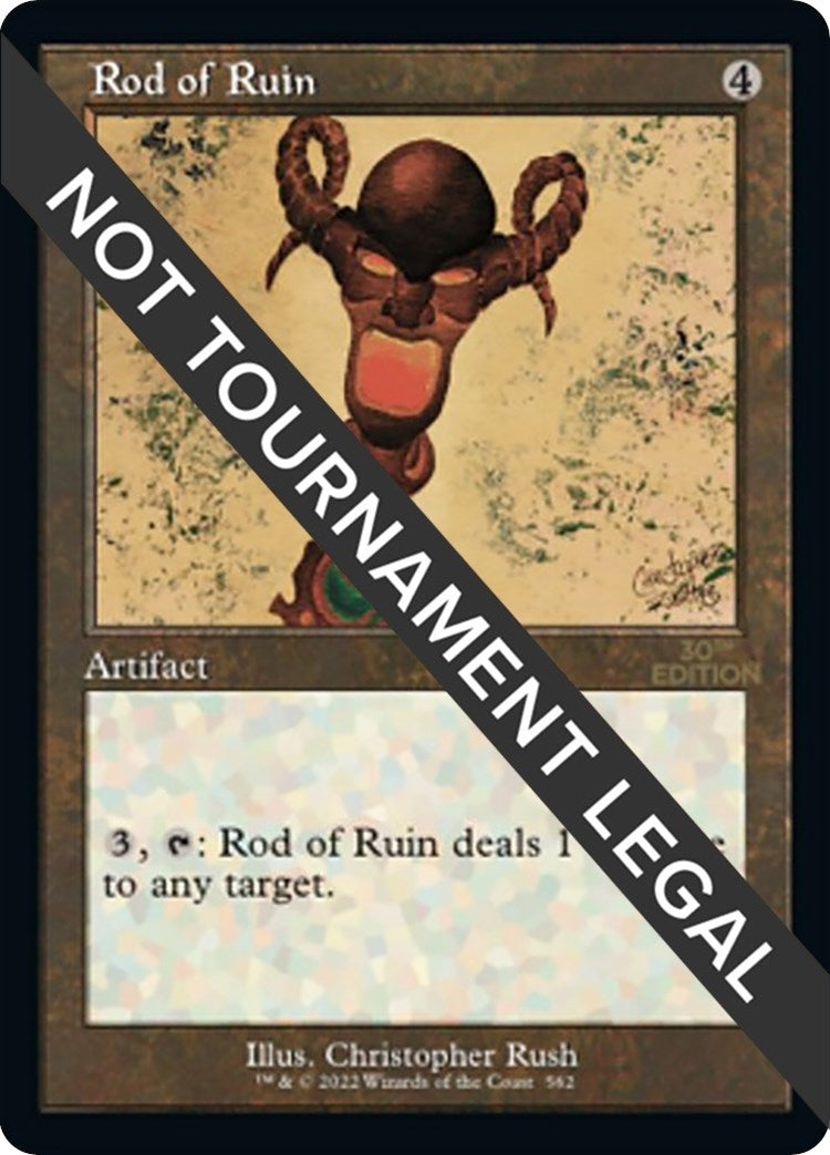 Image for Rod of Ruin (Retro Frame) (562) [30th Anniversary Edition] - Magic: The Gathering