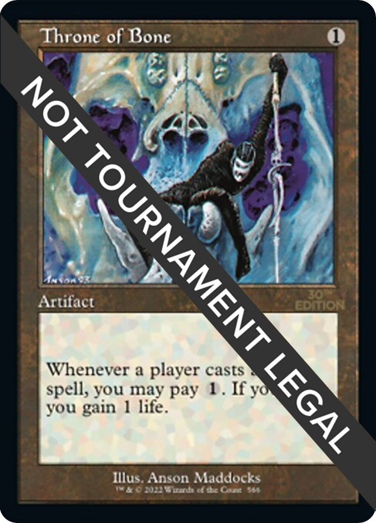 Image for Throne of Bone (Retro Frame) (566) [30th Anniversary Edition] - Magic: The Gathering