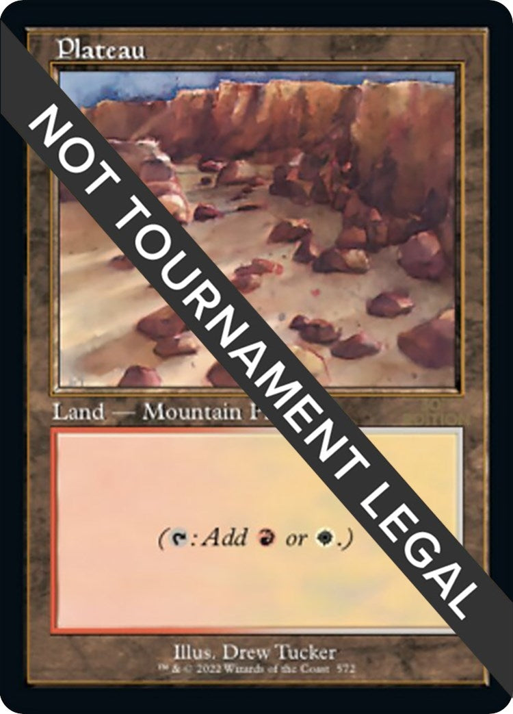 Image for Plateau (Retro Frame) (572) [30th Anniversary Edition] - Magic: The Gathering
