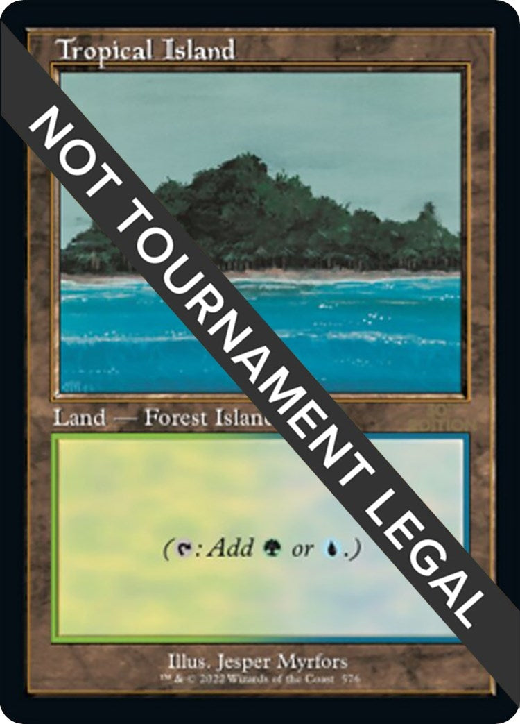 Image for Tropical Island (Retro Frame) (576) [30th Anniversary Edition] - Magic: The Gathering