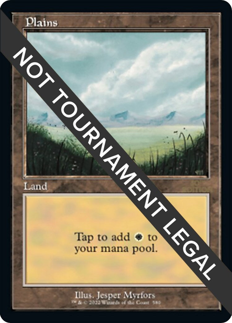 Image for Plains (580) (Retro Frame) (580) [30th Anniversary Edition] - Magic: The Gathering