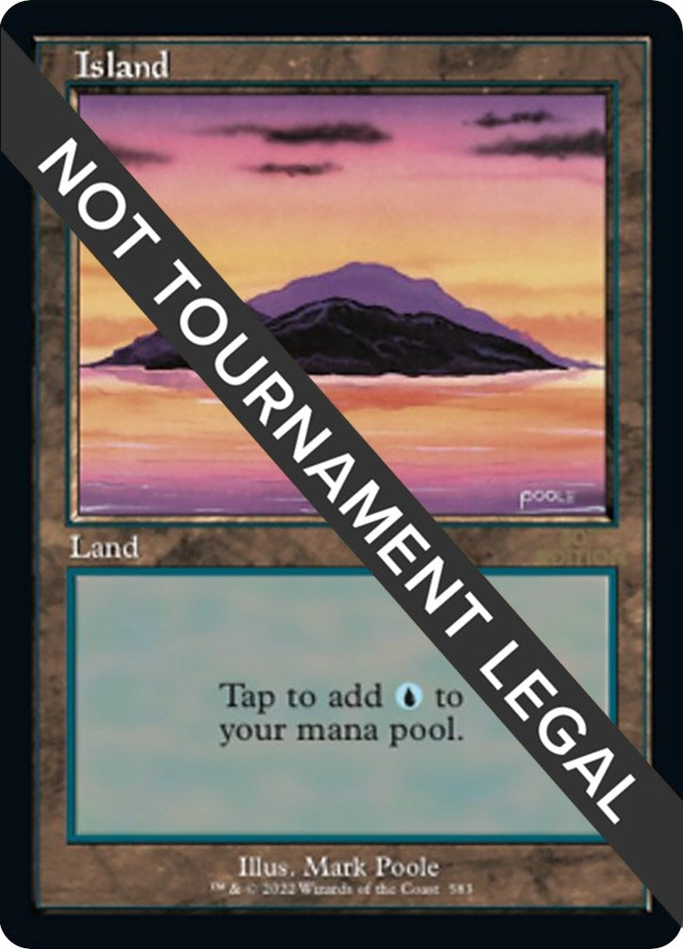 Image for Island (583) (Retro Frame) (583) [30th Anniversary Edition] - Magic: The Gathering