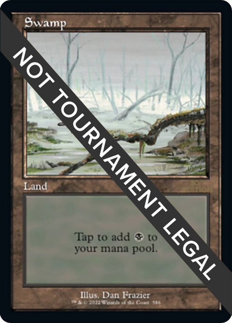 Image for Swamp (586) (Retro Frame) (586) [30th Anniversary Edition] - Magic: The Gathering