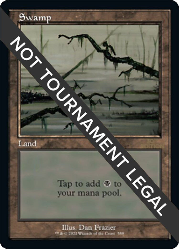 Image for Swamp (588) (Retro Frame) (588) [30th Anniversary Edition] - Magic: The Gathering