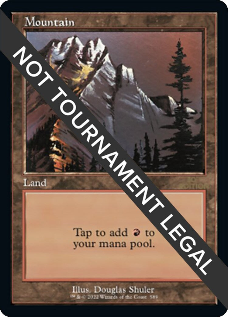 Image for Mountain (589) (Retro Frame) (589) [30th Anniversary Edition] - Magic: The Gathering