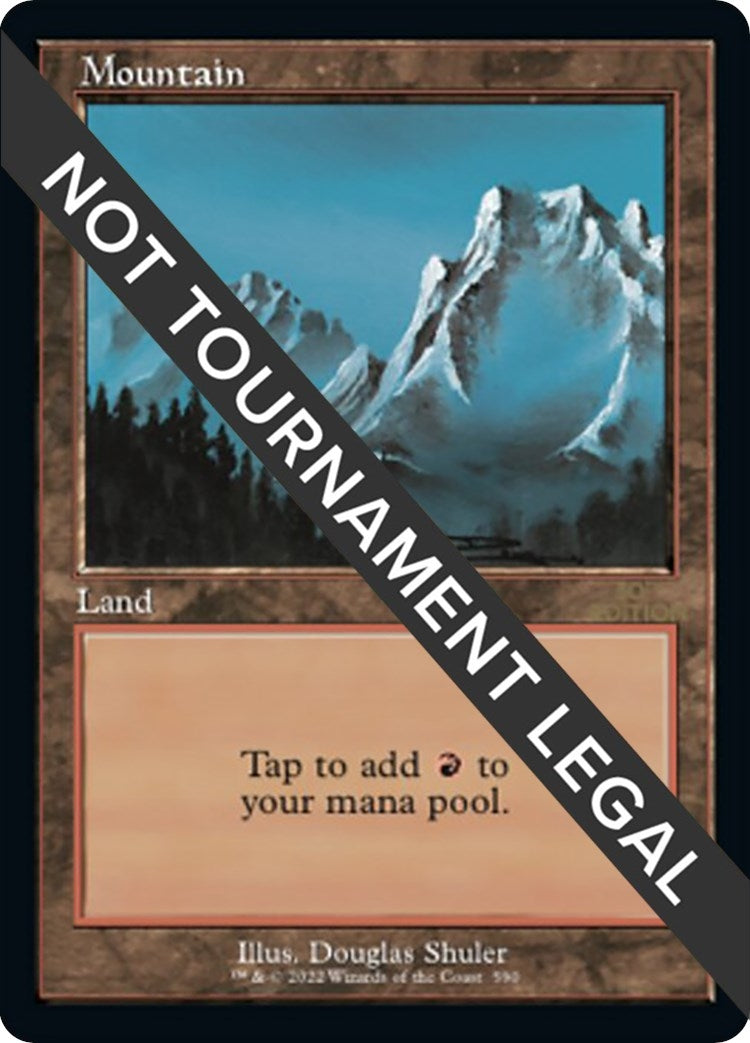 Image for Mountain (590) (Retro Frame) (590) [30th Anniversary Edition] - Magic: The Gathering