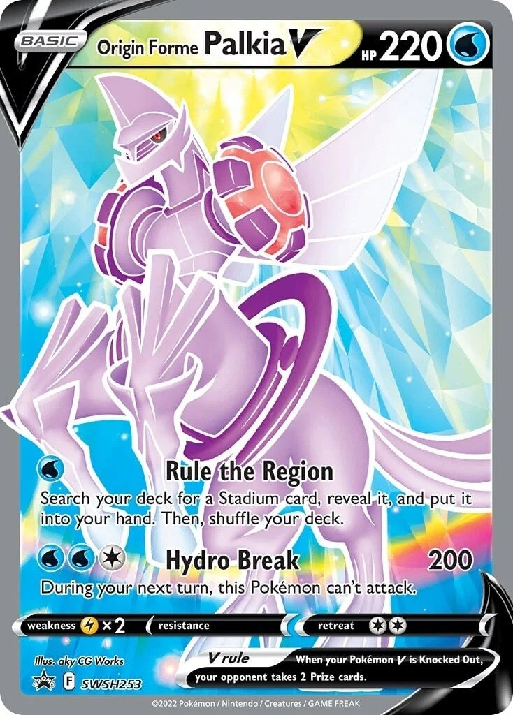 Image for Origin Forme Palkia V (SWSH253) [SWSH: Sword & Shield Promo Cards] - Pokemon