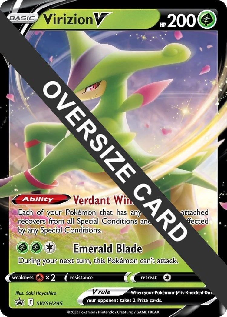 Image for Virizion V - SWSH295 (SWSH295) [Jumbo Cards] - Pokemon