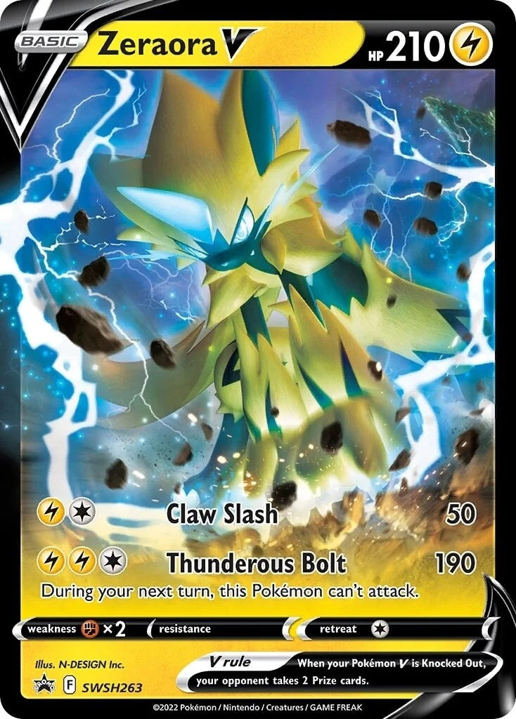Image for Zeraora V - SWSH263 (SWSH263) [SWSH: Sword & Shield Promo Cards] - Pokemon