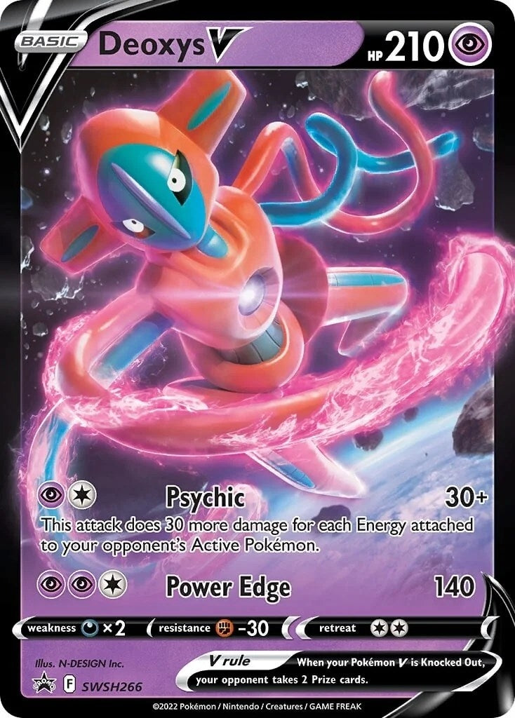 Image for Deoxys V - SWSH266 (SWSH266) [SWSH: Sword & Shield Promo Cards] - Pokemon