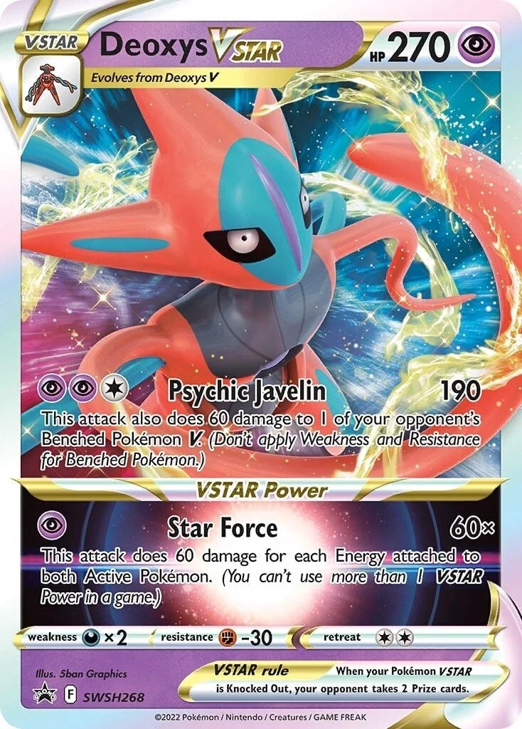Image for Deoxys VSTAR - SWSH268 (SWSH268) [SWSH: Sword & Shield Promo Cards] - Pokemon