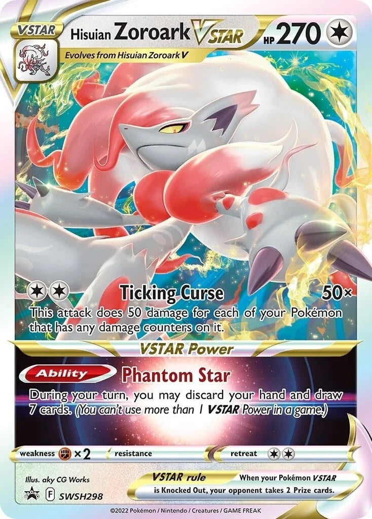 Image for Hisuian Zoroark VSTAR - SWSH298 (SWSH298) [SWSH: Sword & Shield Promo Cards] - Pokemon