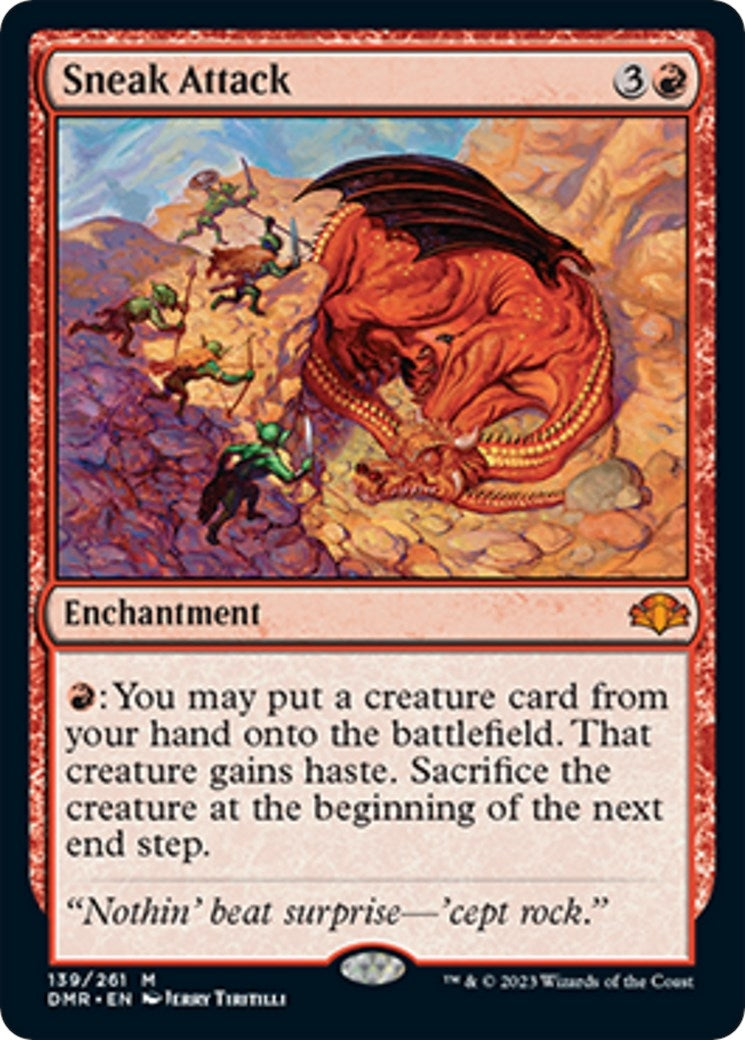 Image for Sneak Attack (139) [Dominaria Remastered] - Magic: The Gathering