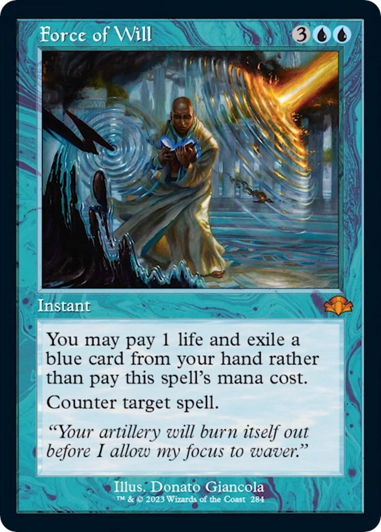 Image for Force of Will (Retro Frame) (284) [Dominaria Remastered] - Magic: The Gathering