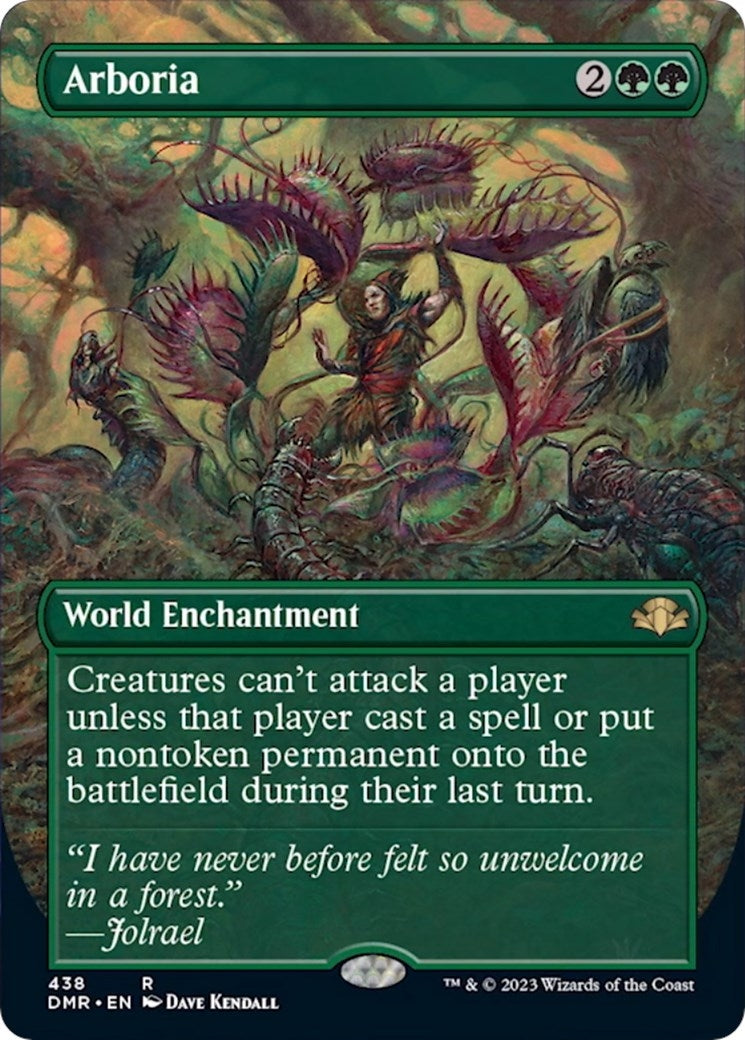 Image for Arboria (Borderless) (438) [Dominaria Remastered] - Magic: The Gathering