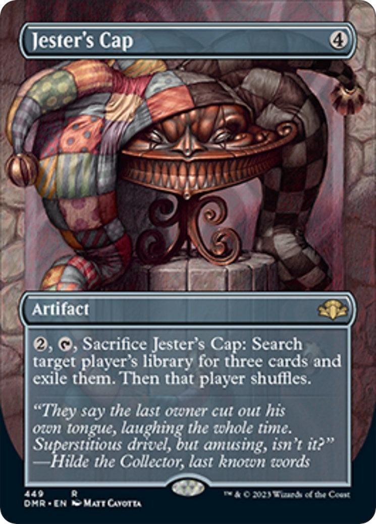 Image for Jester's Cap (Borderless) (449) [Dominaria Remastered] - Magic: The Gathering
