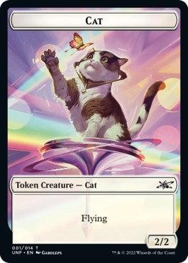 Image for Cat // Food (11) Double-sided Token [Unfinity] - Magic: The Gathering