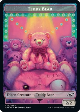 Image for Teddy Bear // Storm Crow Double-sided Token [Unfinity] - Magic: The Gathering