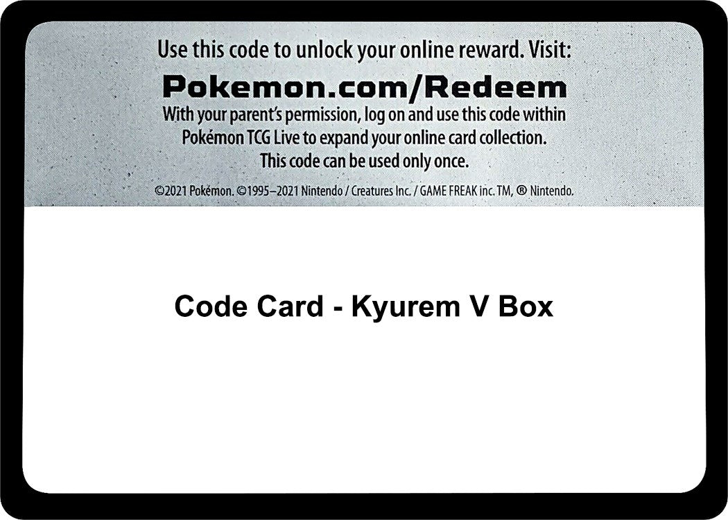 Image for Code Card - Kyurem V Box [Miscellaneous Cards & Products] - Pokemon