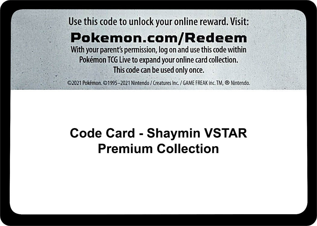 Image for Code Card - Shaymin VSTAR Premium Collection [Miscellaneous Cards & Products] - Pokemon
