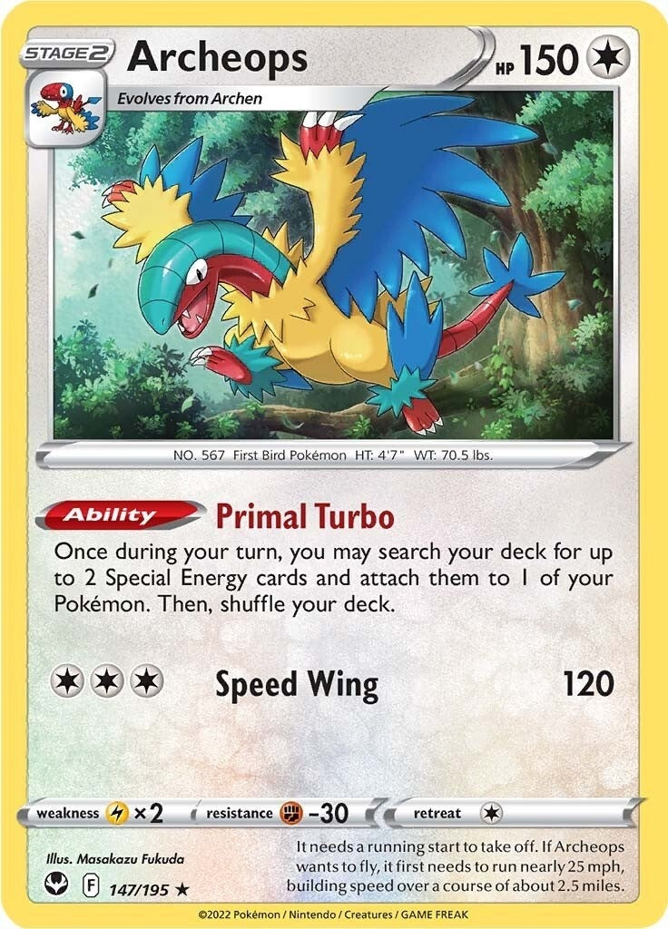 Image for Archeops (147/195) [SWSH12: Silver Tempest] - Pokemon