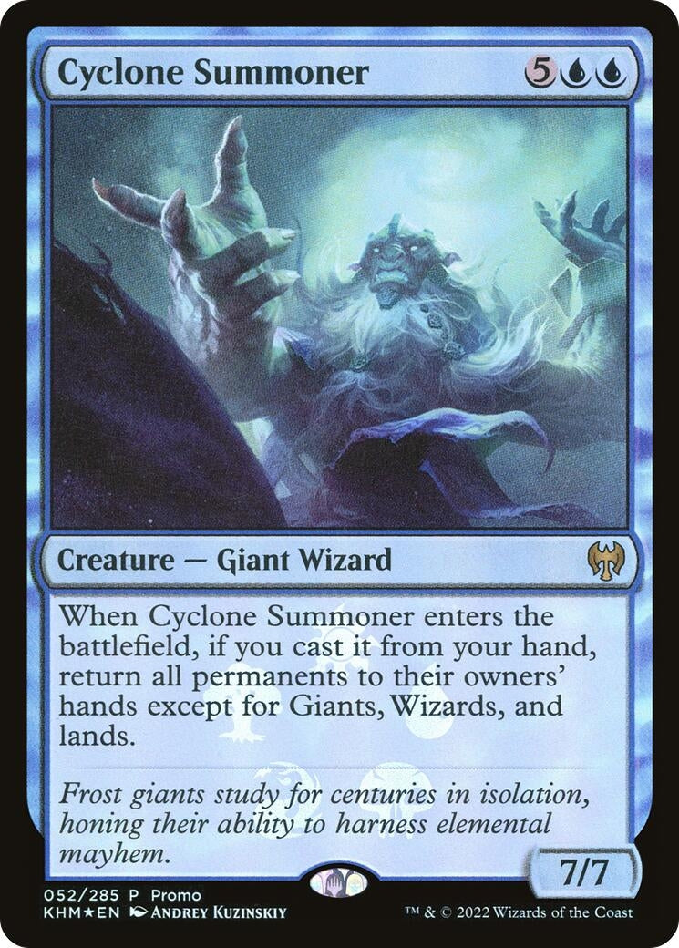 Image for Cyclone Summoner (52) [Media Promos] - Magic: The Gathering