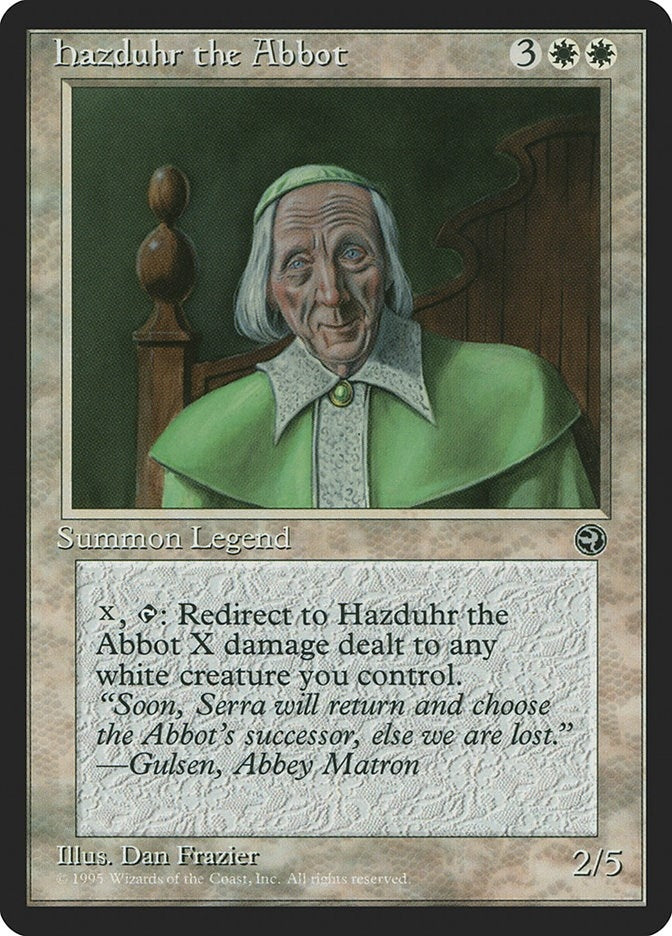 Image for Hazduhr the Abbot [Homelands] - Magic: The Gathering
