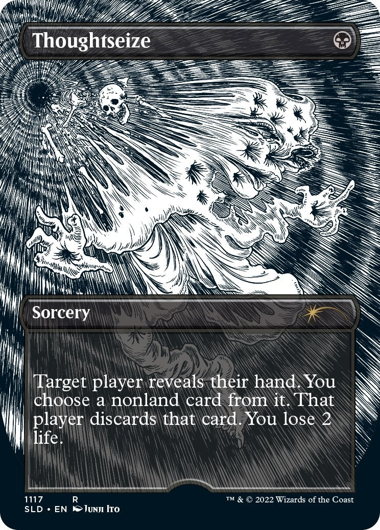 Image for Thoughtseize (Borderless) (1117) [Secret Lair Drop Series] - Magic: The Gathering