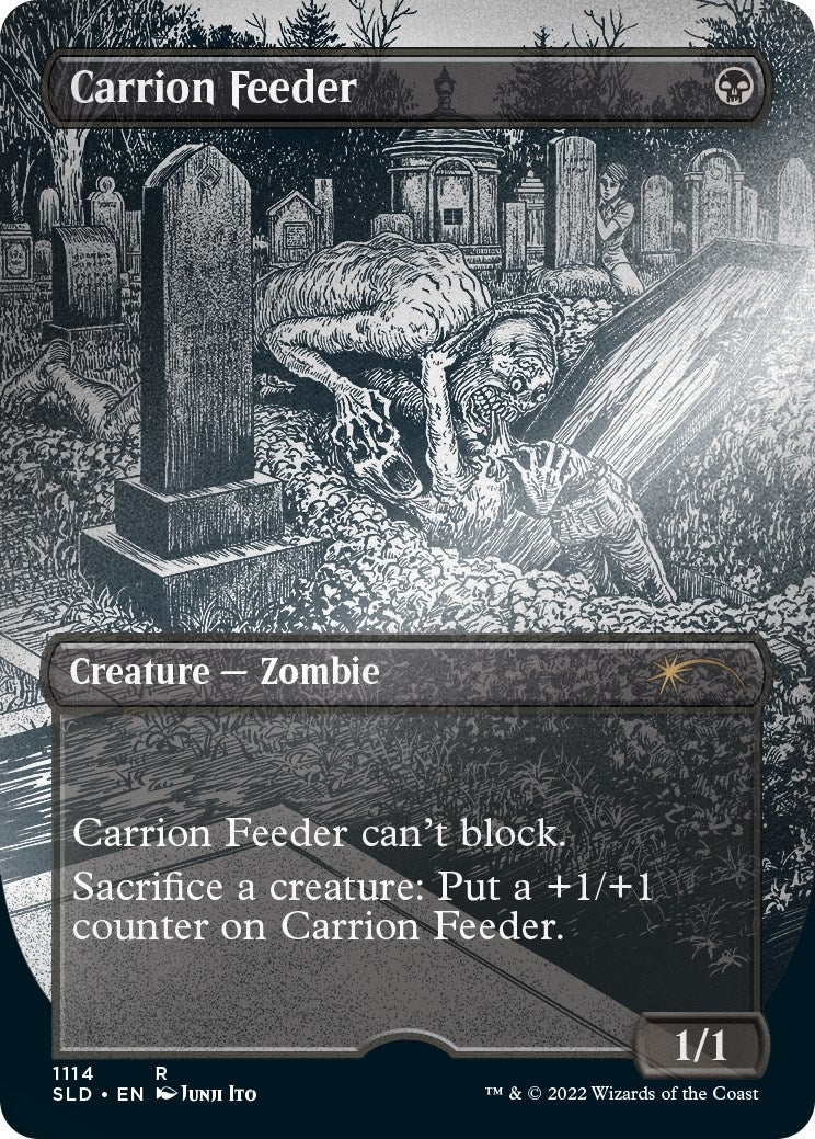 Image for Carrion Feeder (Borderless) (Foil Etched) (1114) [Secret Lair Drop Series] - Magic: The Gathering
