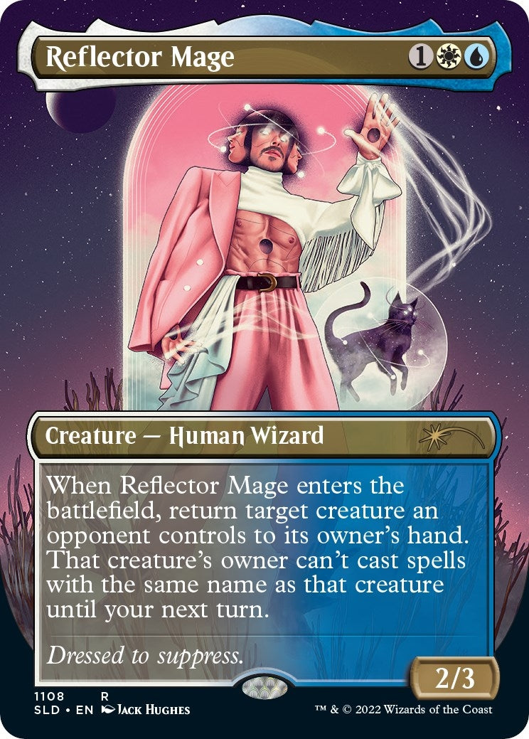 Image for Reflector Mage (Borderless) (1108) [Secret Lair Drop Series] - Magic: The Gathering