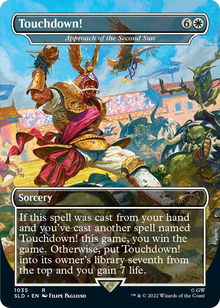 Image for Touchdown! - Approach of the Second Sun (Borderless) (1035) [Secret Lair Drop Series] - Magic: The Gathering