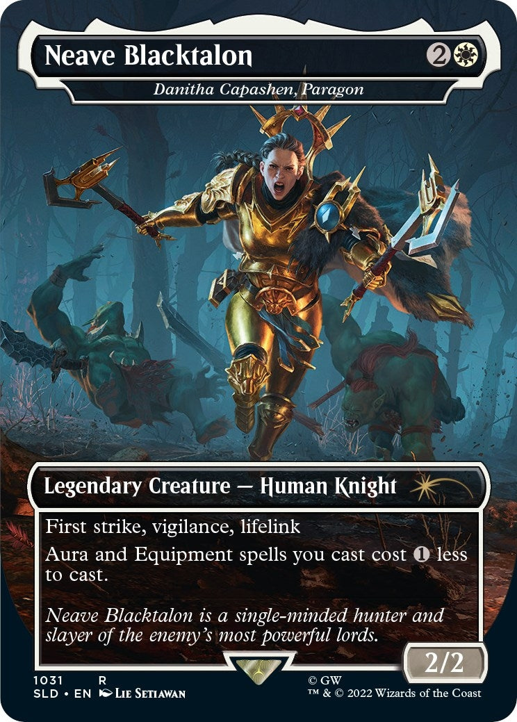 Image for Neave Blacktalon - Danitha Capashen, Paragon (Borderless) (1031) [Secret Lair Drop Series] - Magic: The Gathering