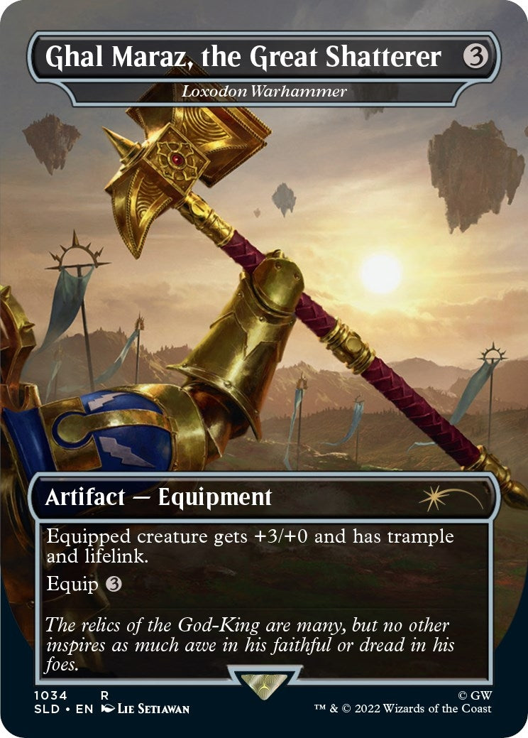 Image for Ghal Maraz, the Great Shatterer - Loxodon Warhammer (Borderless) (1034) [Secret Lair Drop Series] - Magic: The Gathering