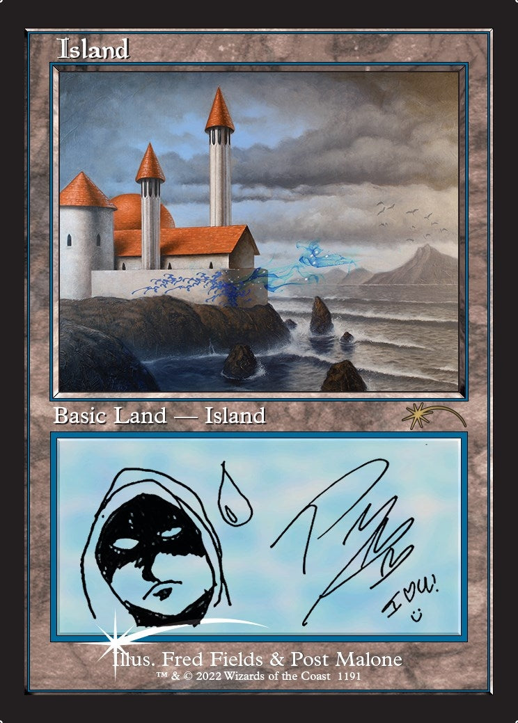 Image for Island (Post Malone) (1191) [Secret Lair Drop Series] - Magic: The Gathering