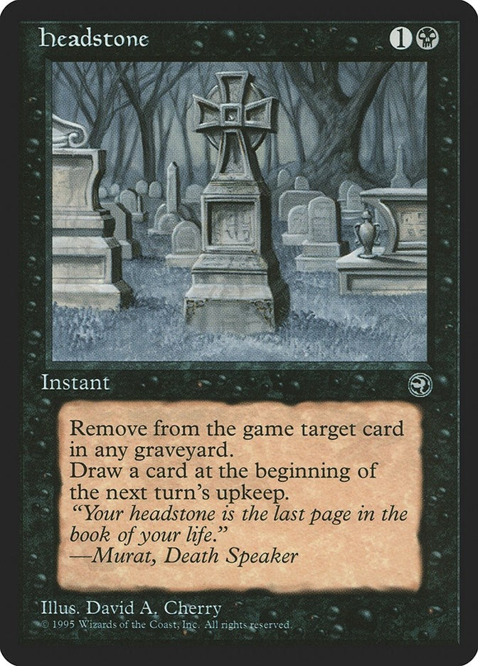 Image for Headstone [Homelands] - Magic: The Gathering