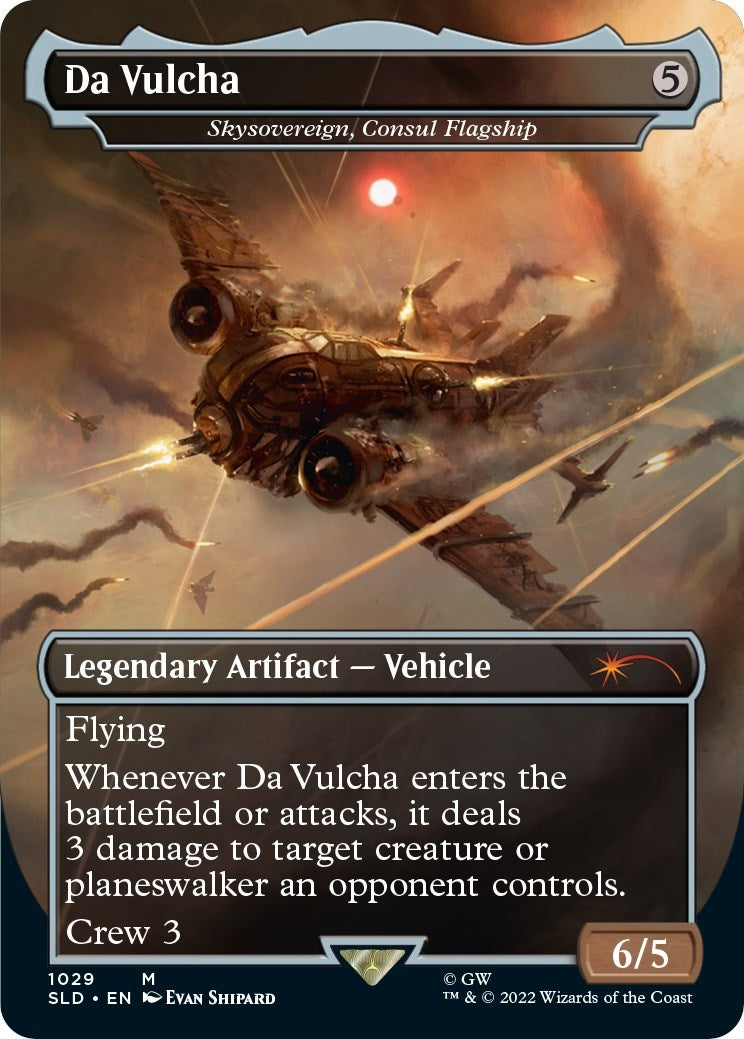 Image for Da Vulcha - Skysovereign, Consul Flagship (Borderless) (1029) [Secret Lair Drop Series] - Magic: The Gathering