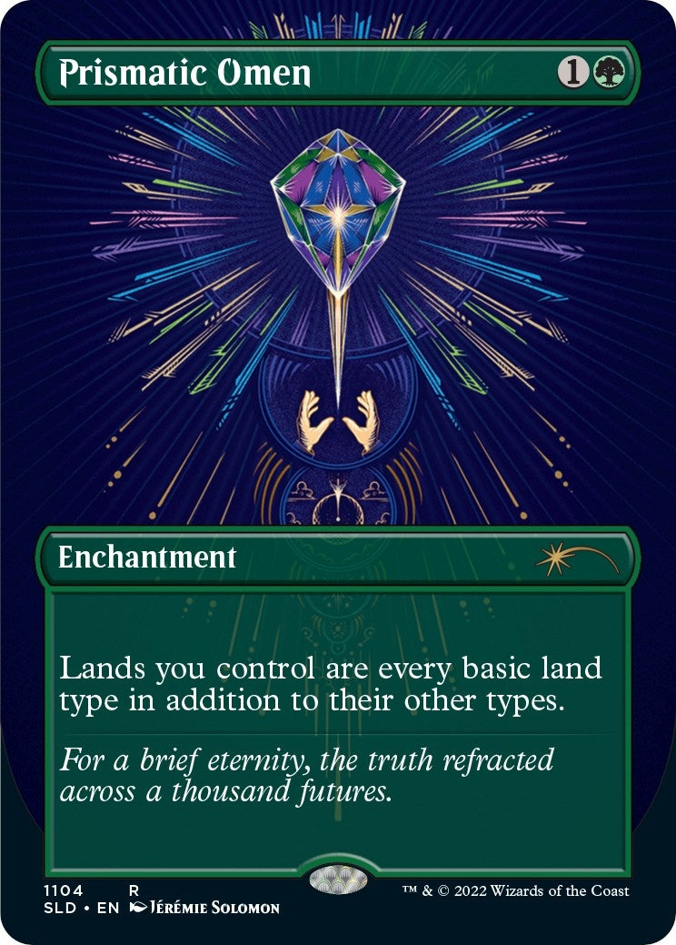 Image for Prismatic Omen (Borderless) (1104) [Secret Lair Drop Series] - Magic: The Gathering