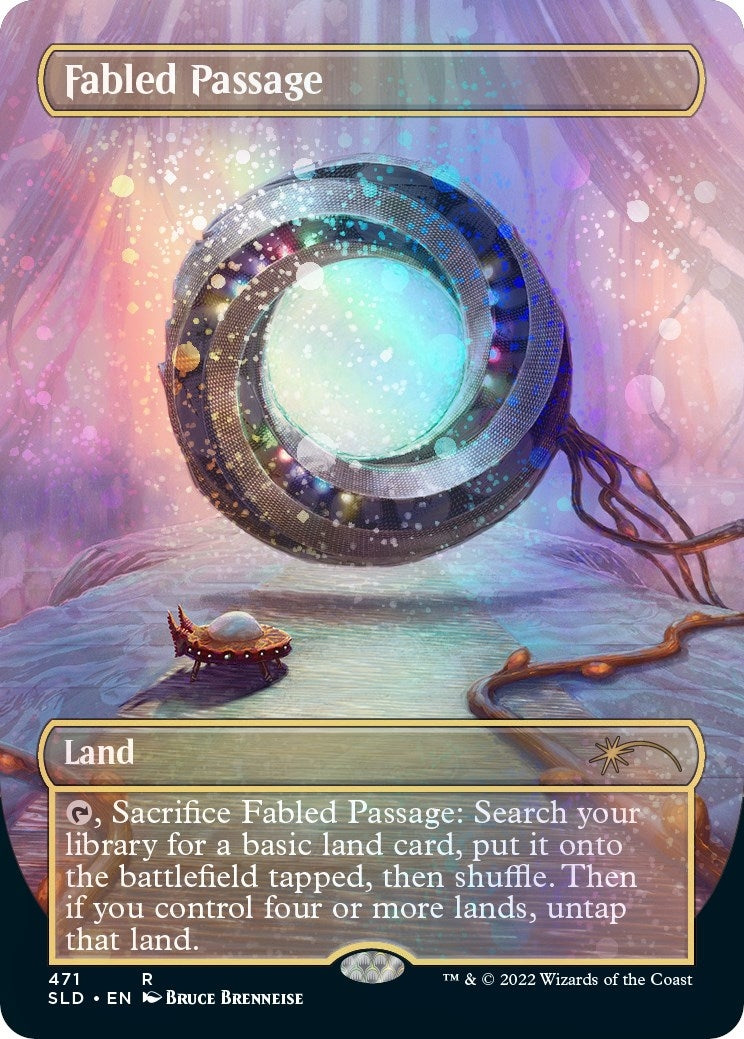 Image for Fabled Passage (Borderless) (Galaxy Foil) (471) [Secret Lair Drop Series] - Magic: The Gathering