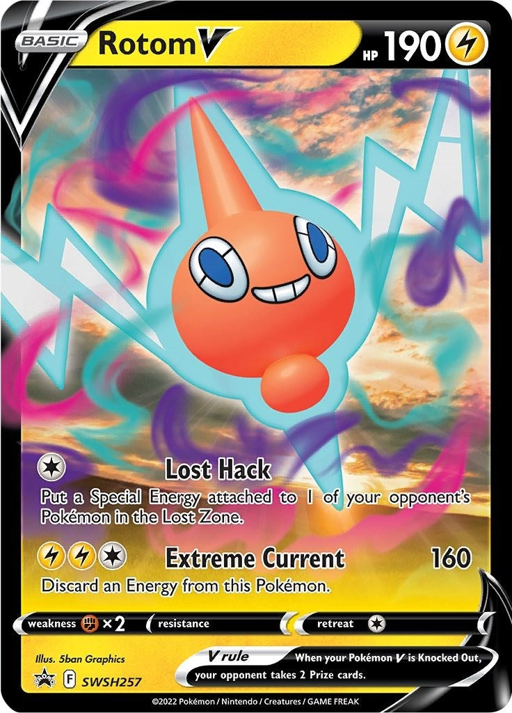 Image for Rotom V - SWSH257 (SWSH257) [SWSH: Sword & Shield Promo Cards] - Pokemon