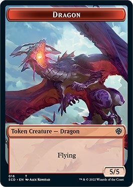 Image for Dragon Double-Sided Token (16) [Starter Commander Decks] - Magic: The Gathering