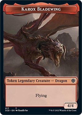 Image for Karox Bladewing Double-Sided Token (17) [Starter Commander Decks] - Magic: The Gathering
