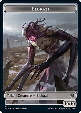 Image for Eldrazi // Soldier Double-Sided Token (1 // 8) [Starter Commander Decks] - Magic: The Gathering