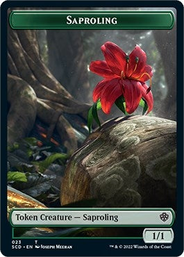 Image for Saproling // Cat Double-Sided Token (23 // 3) [Starter Commander Decks] - Magic: The Gathering