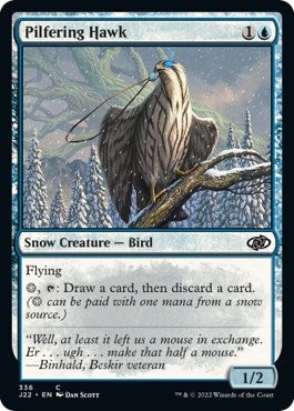 Image for Pilfering Hawk (336) [Jumpstart 2022] - Magic: The Gathering
